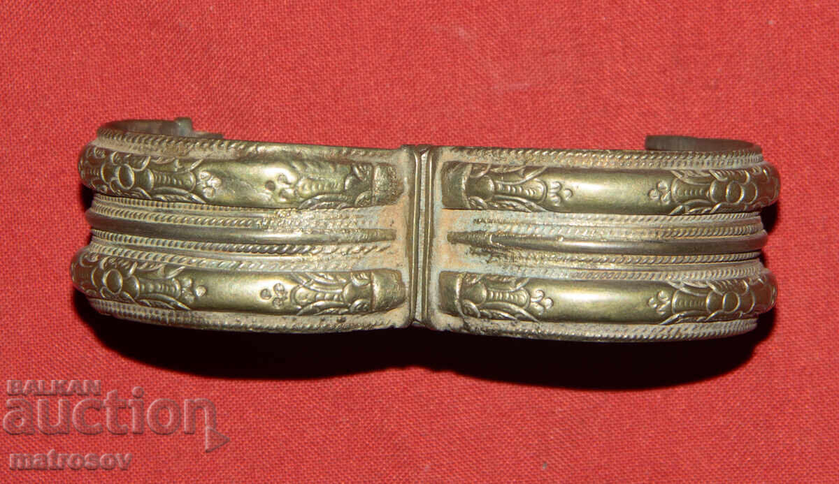 Brățară veche tradițională din argint - 6