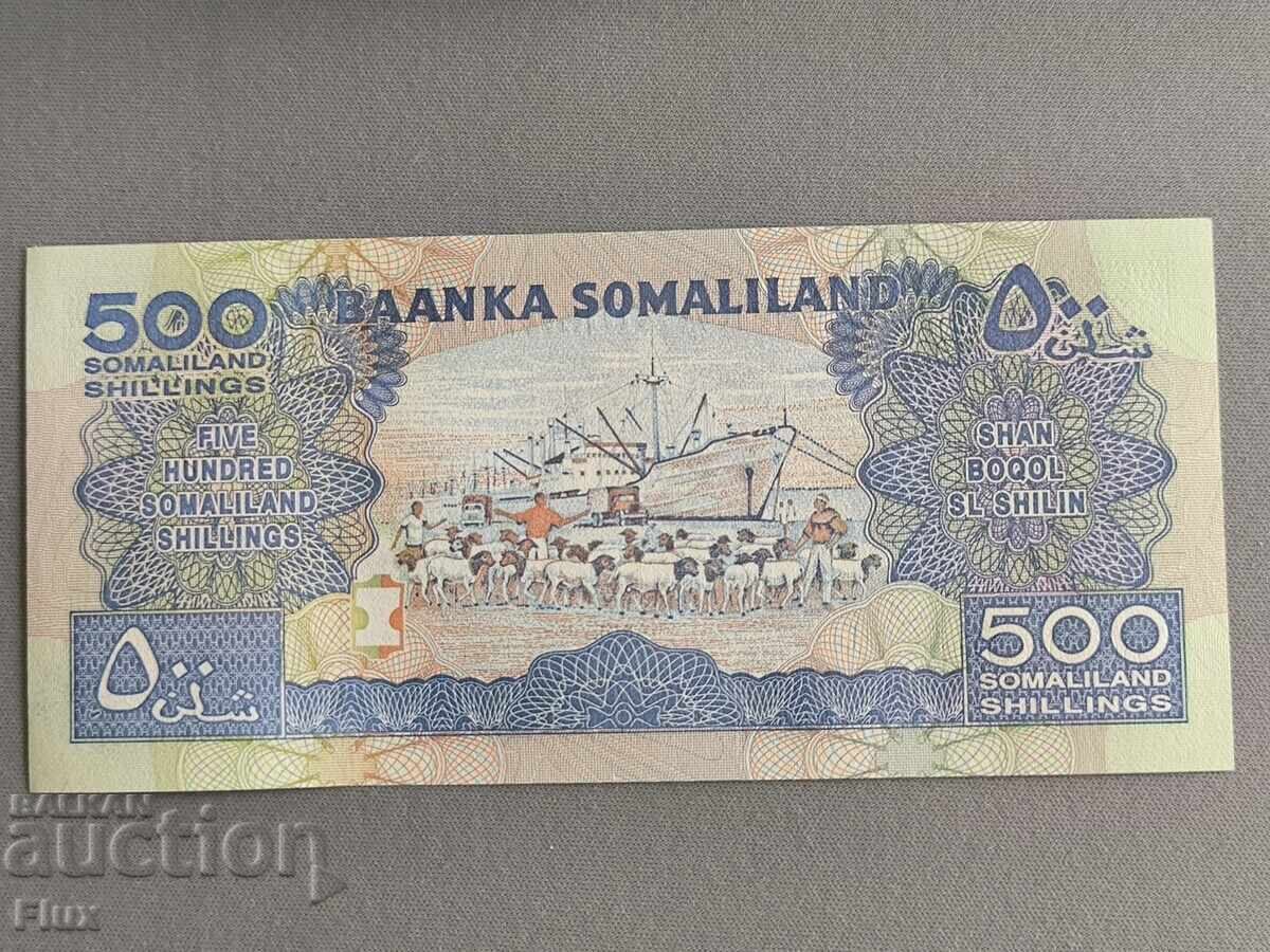 Bancnota - Somaliland - 500 Shillings UNC | 2011 cu preț 3.50 BGN | € 1.79 Bancnota - Somaliland - 500 Shillings UNC | 2011 cu preț 3.50 BGN | € 1.79
