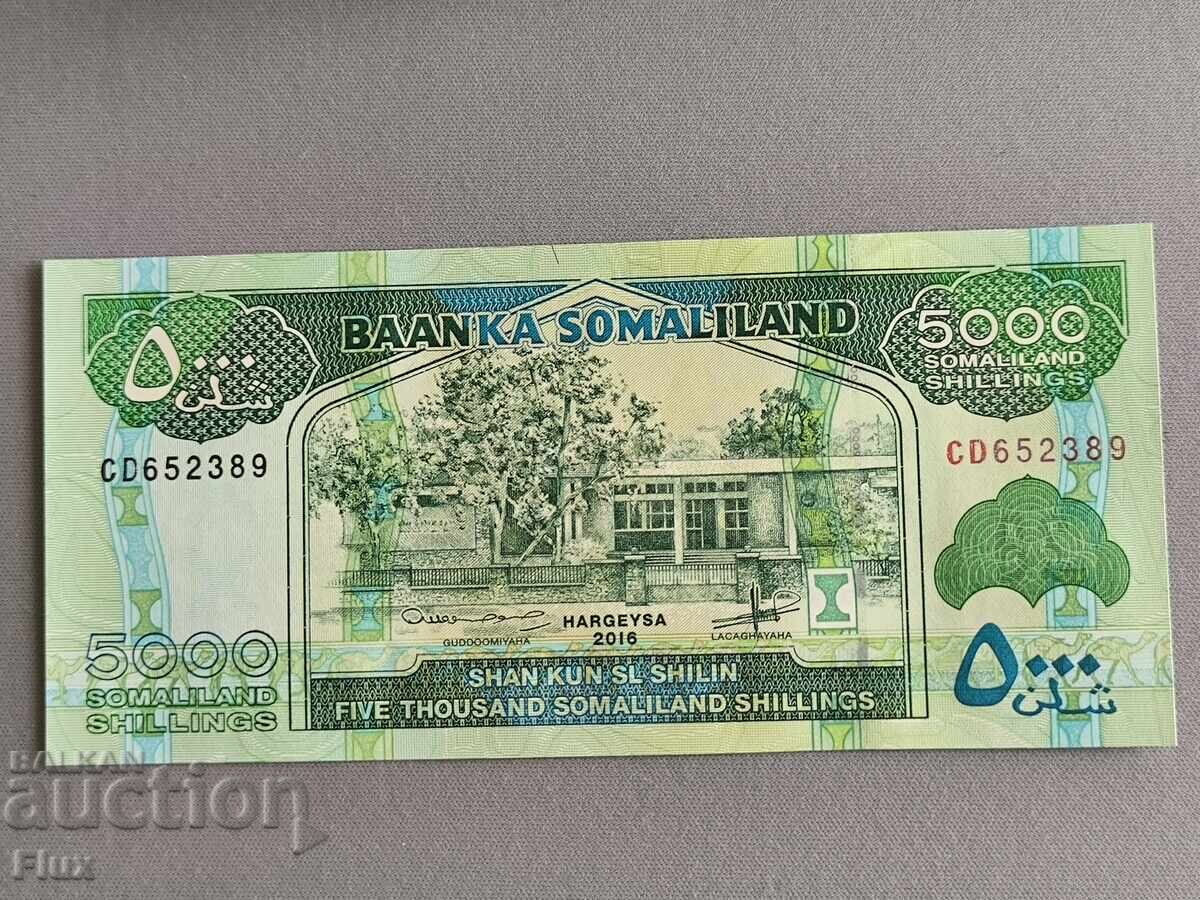 Banknote - Somaliland - 5000 shillings UNC | 2016