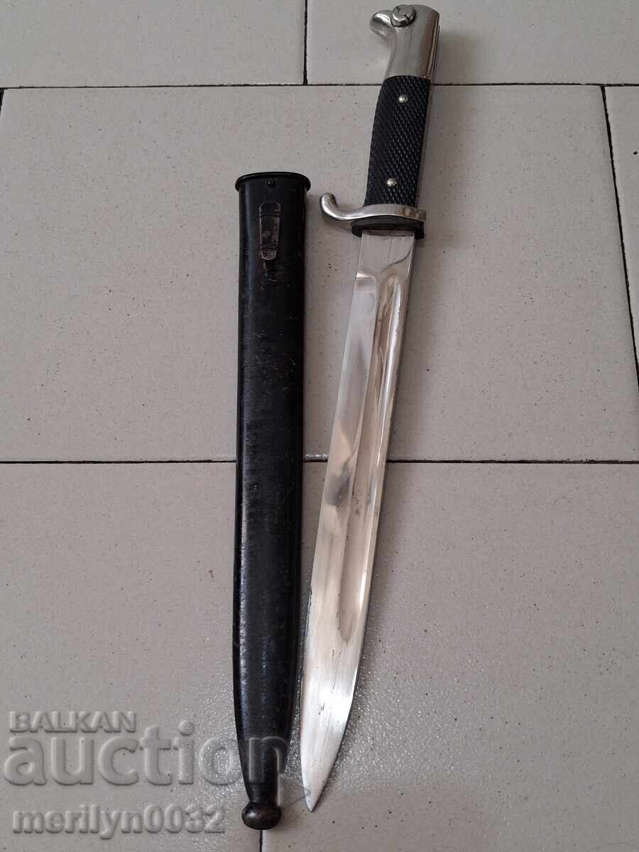 Paradă germană baionetă pușcă Mauser cuțit Kania Wehrmacht WW2 - 6