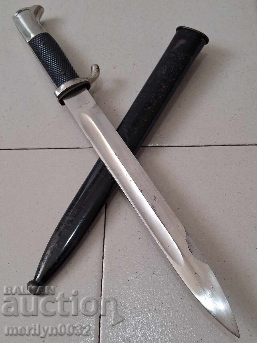 Paradă germană baionetă pușcă Mauser cuțit Kania Wehrmacht WW2