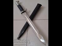 Paradă germană baionetă pușcă Mauser cuțit Kania Wehrmacht WW2