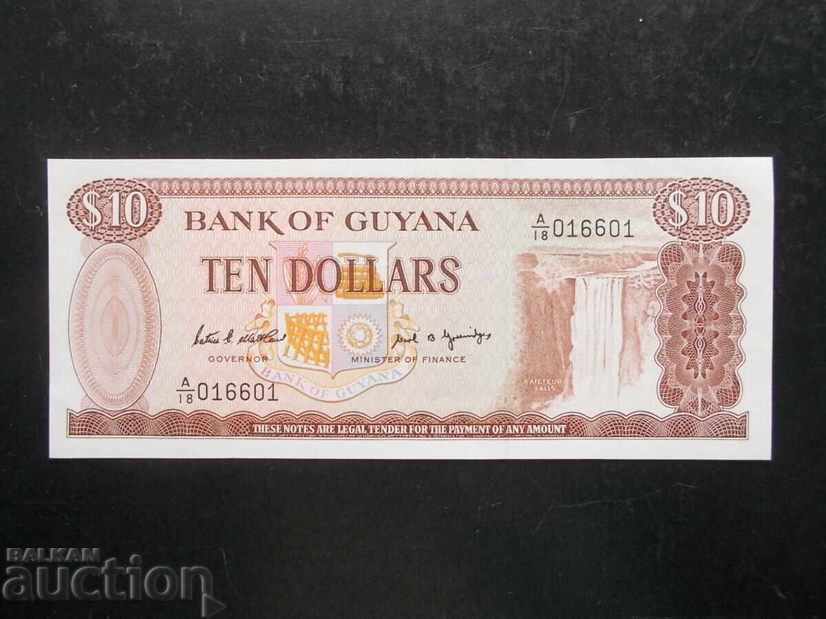 ΓΟΥΙΑΝΑ, 10 $, 1989, UNC ΓΟΥΙΑΝΑ, 10 $, 1989, UNC