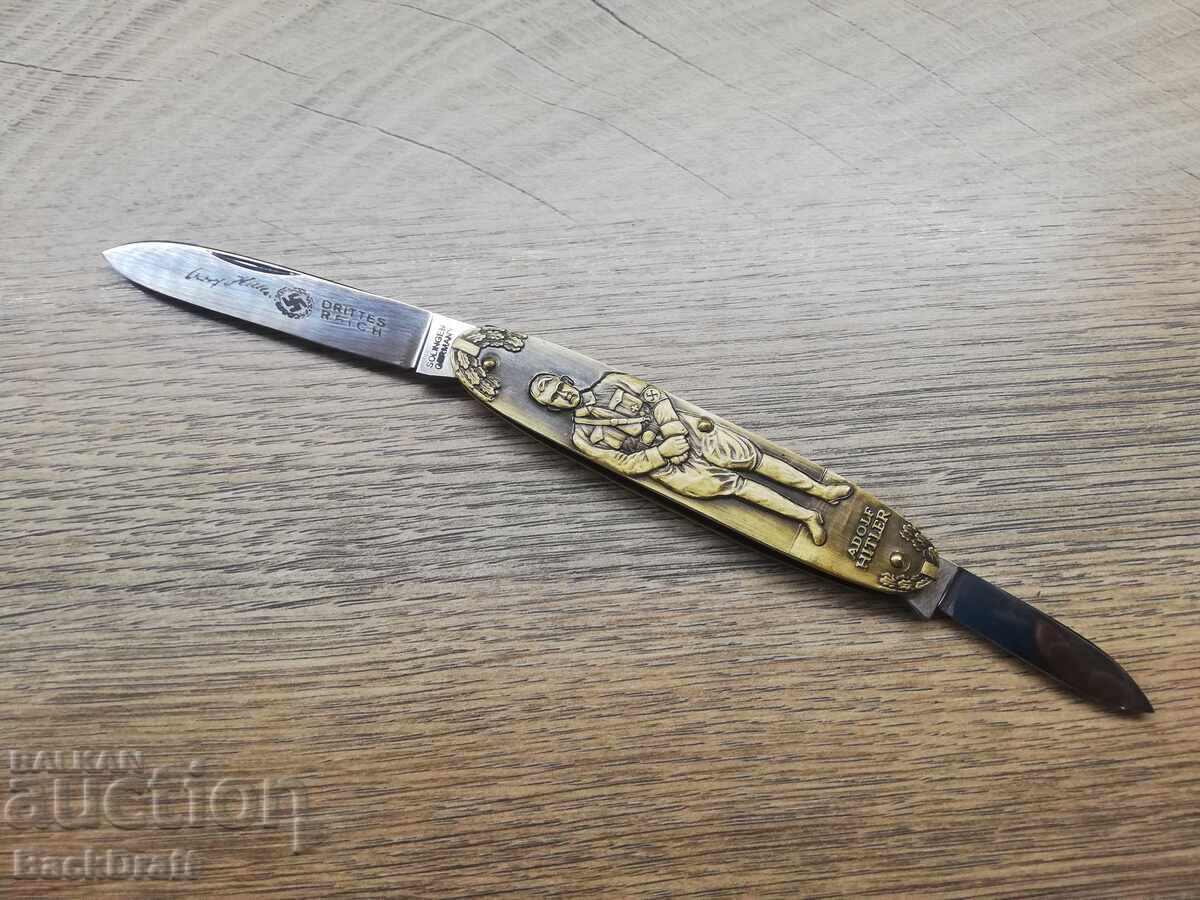 Pocket folding knife, Solingen, Hitler Führer, Third Reich