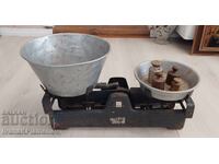 Retro Balance Scale with Weights for Connoisseurs