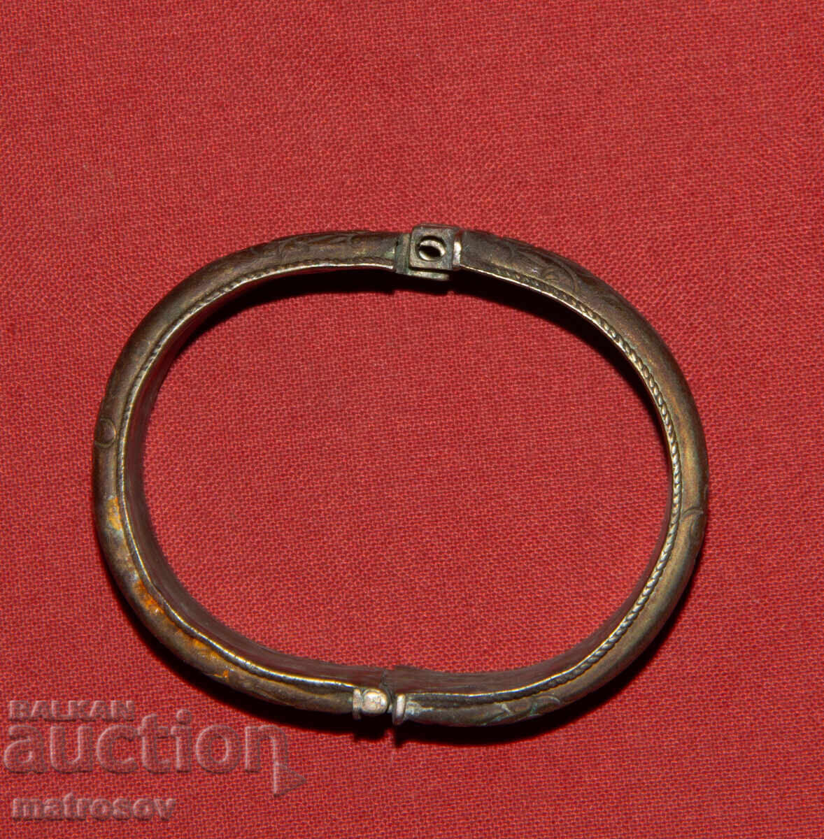 Аукцион Стара традиционна сребърна гривна накит