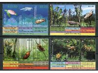 Полинезия 2014-15г. MnH - Морска фауна, пеперуди, птици,