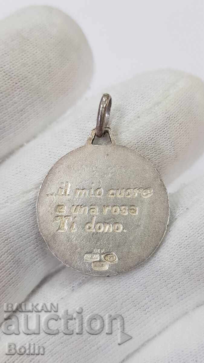 Συλλεκτικό ασημένιο μενταγιόν με σμάλτο - ασήμι 925 - Ευρώπη με τιμή 75.00 BGN | € 38.35