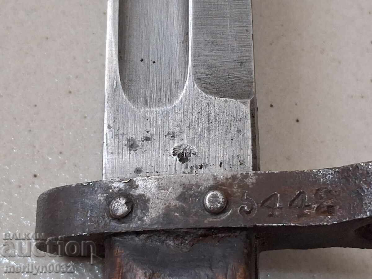 Auction  Austrian bayonet with scabbard, Loewe bayonet for M-95 rifle