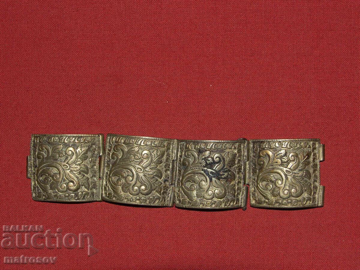 Auction  Old traditional bracelet jewelry silver / bronze