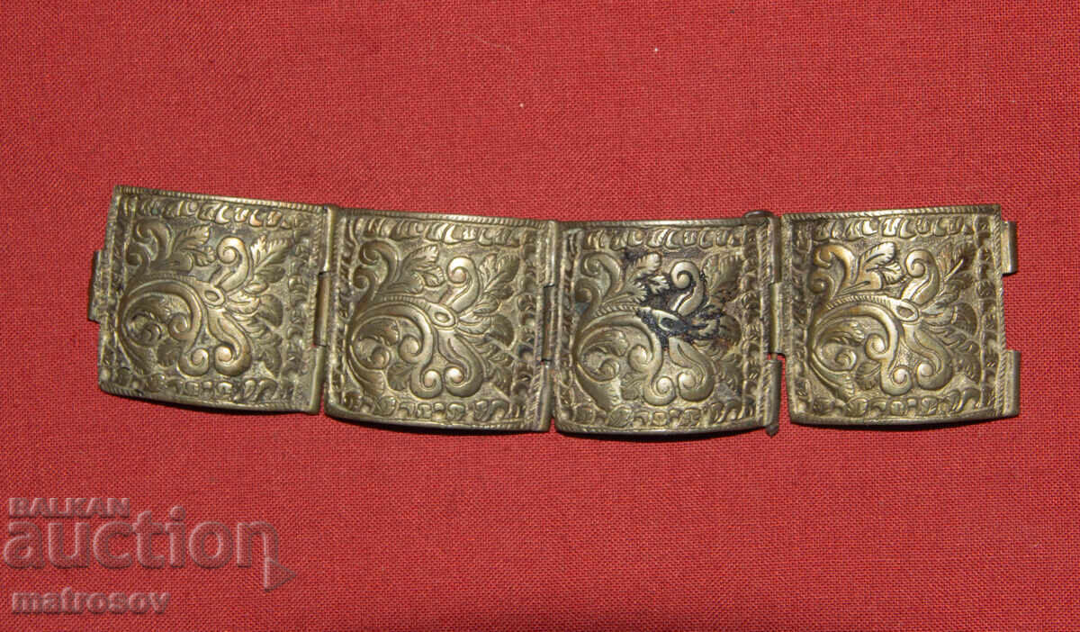 Brățară veche tradițională bijuterie argint / bronz