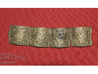 Brățară veche tradițională bijuterie argint / bronz