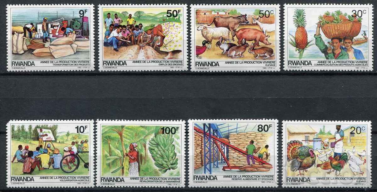 Rwanda 1985. MnH - Flora, Agriculture