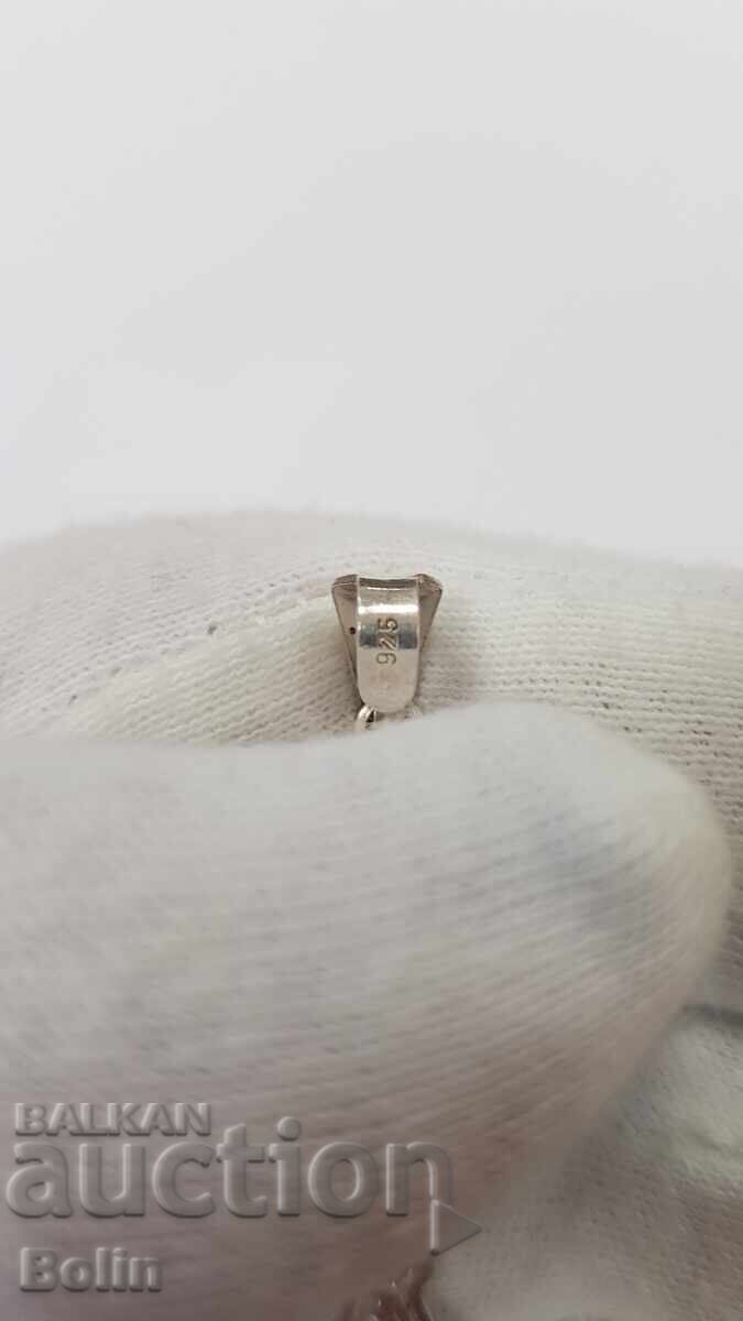 Cruce ortodoxă creștină din argint 925, Salvează și Păstrează - 5