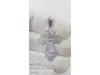 Orthodox Christian Silver Cross 925pr Save and Protect
