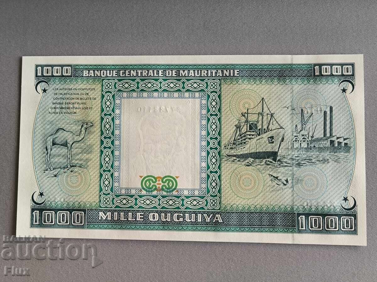 Τραπεζογραμμάτιο - Μαυριτανία - 1000 ουγκίγια UNC | 1989 με τιμή 5.75 BGN | € 2.94 Τραπεζογραμμάτιο - Μαυριτανία - 1000 ουγκίγια UNC | 1989 με τιμή 5.75 BGN | € 2.94
