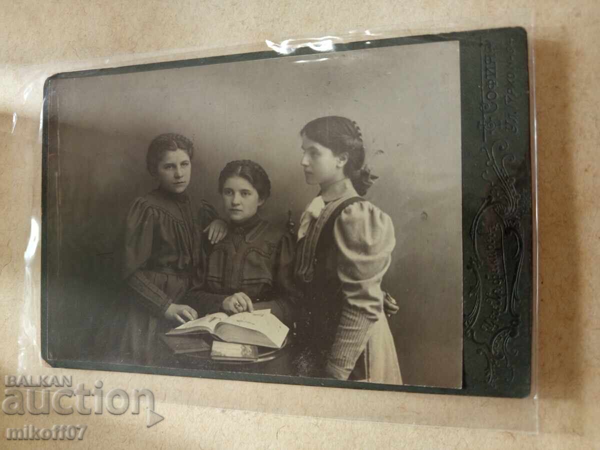 Снимка картон фотография Цочо Факиров София