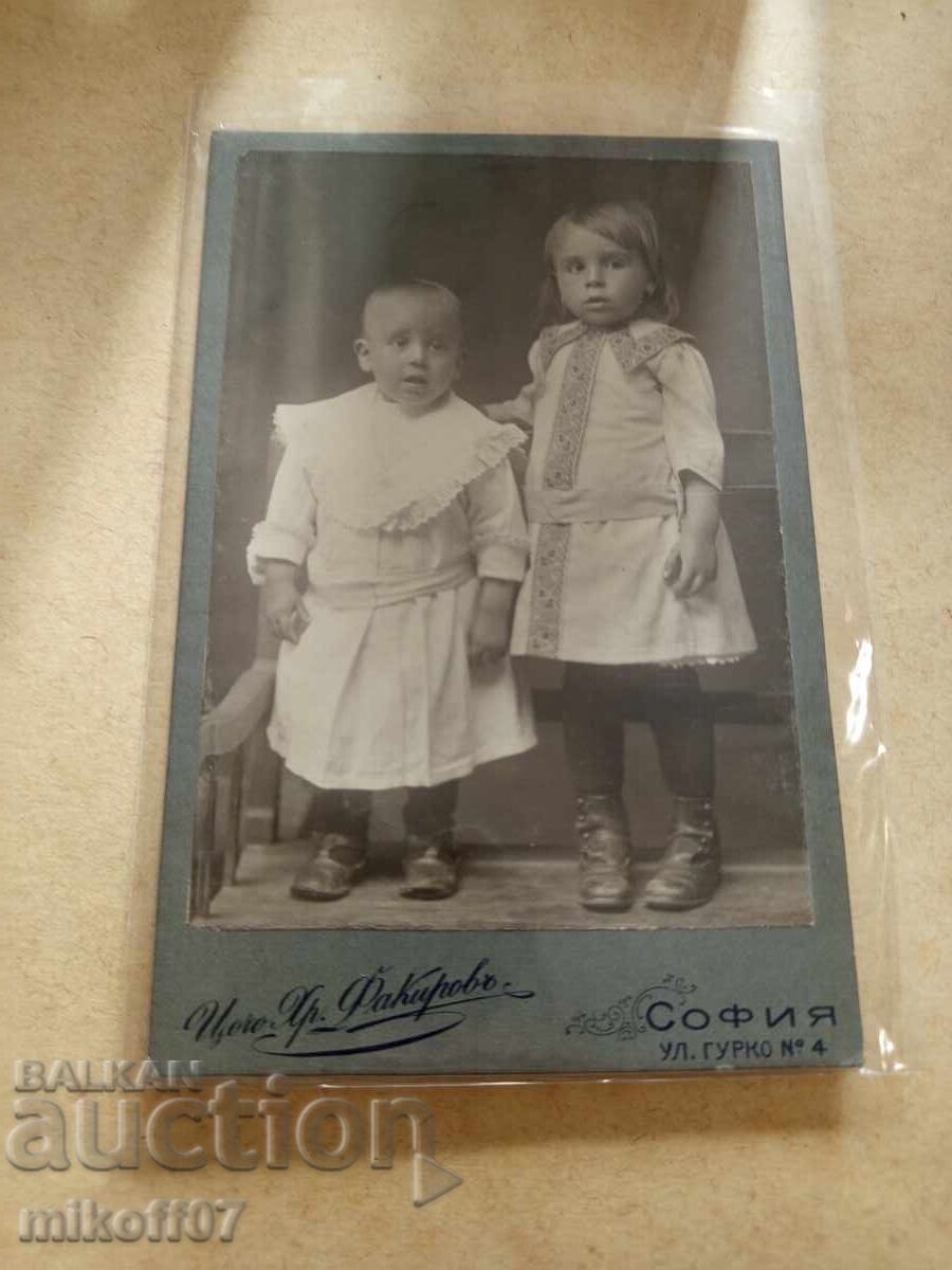 Photograph cardboard photography Tsotcho Fakirov Sofia