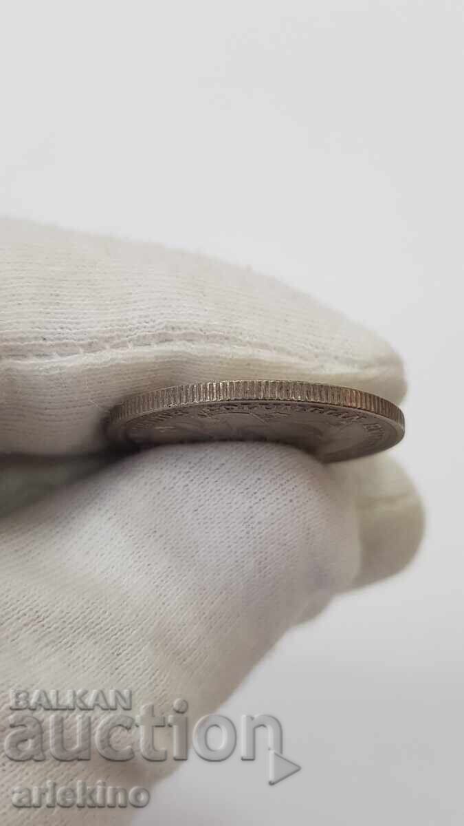 Auction  Rare Silver Coin 1/2 Dollar 1492 - 1893 America USA