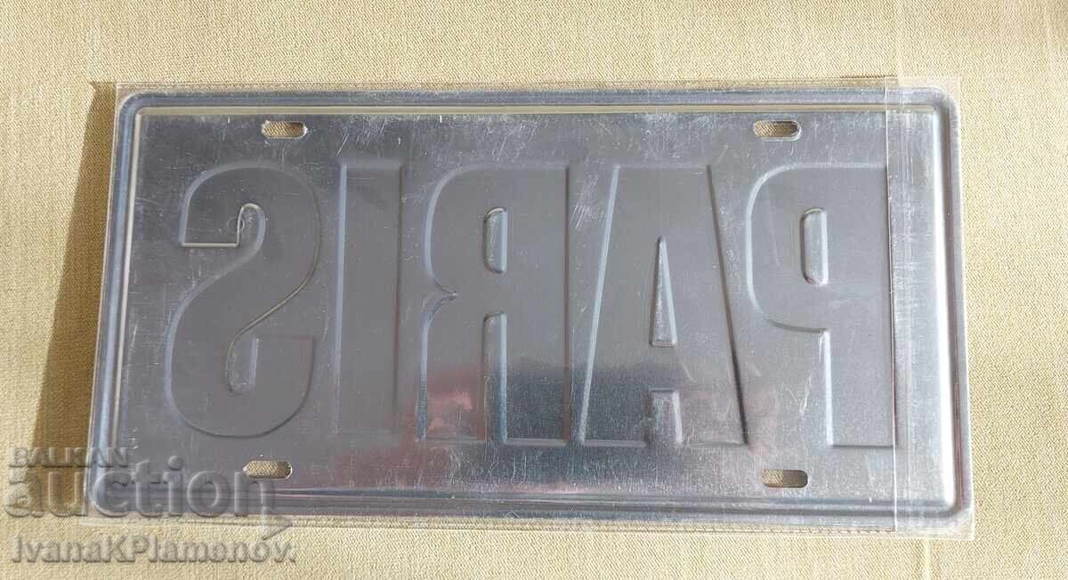 Livrarea Placă metalică pentru colecționari nouă