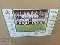 Slavia Desk Calendar for 1983