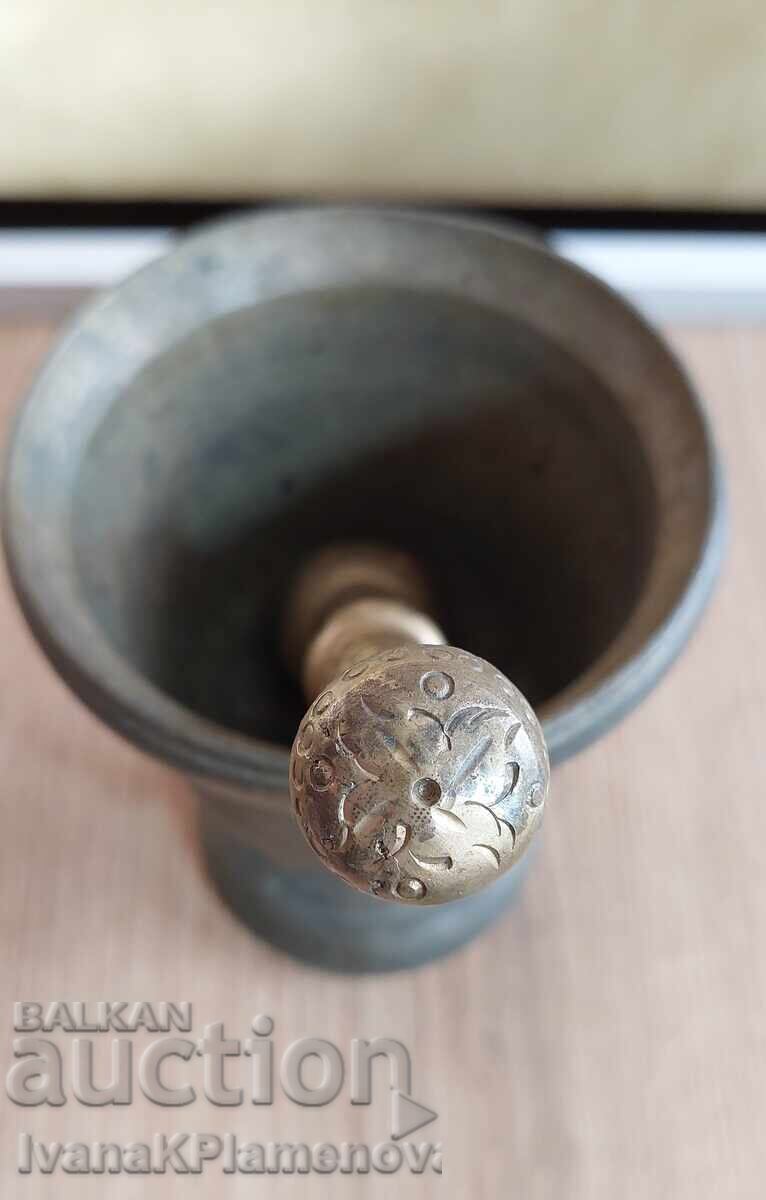 Havan cu pistil bronz masiv pentru cunoscători - 5