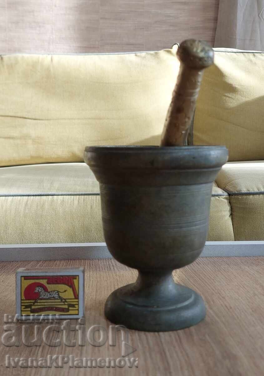 Havan cu pistil bronz masiv pentru cunoscători - 7