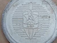 MVR medalie sportivă mare volei placă premiu anii '80