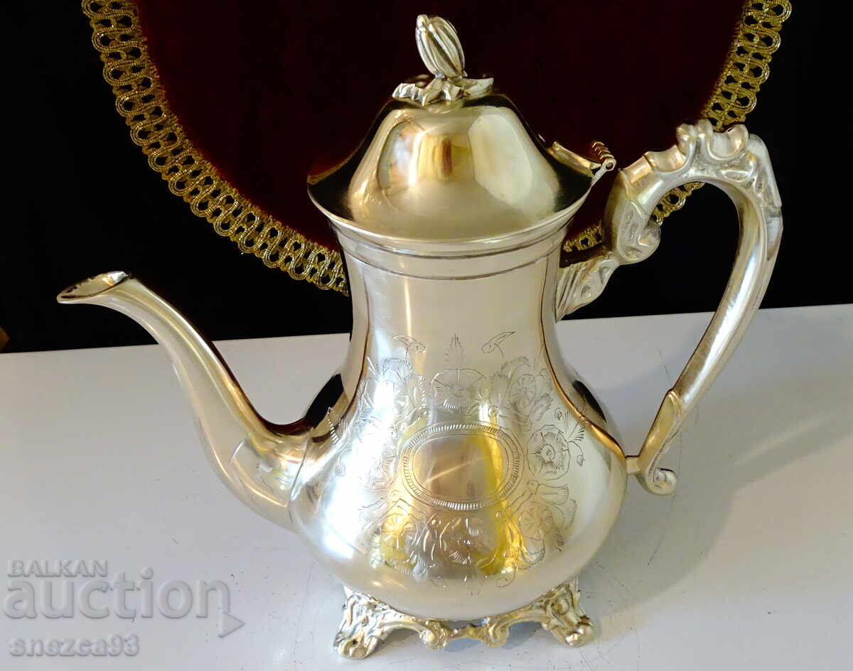 Bronze can 1 kg, engraved, baroque - 7