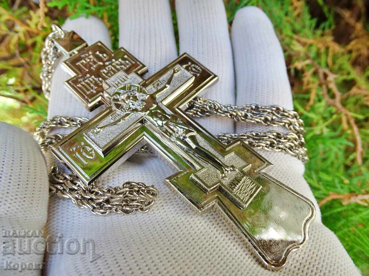 Δημοπρασία Νέος Ορθόδοξος επιτραχήλιος ιερατικός σταυρός 2
