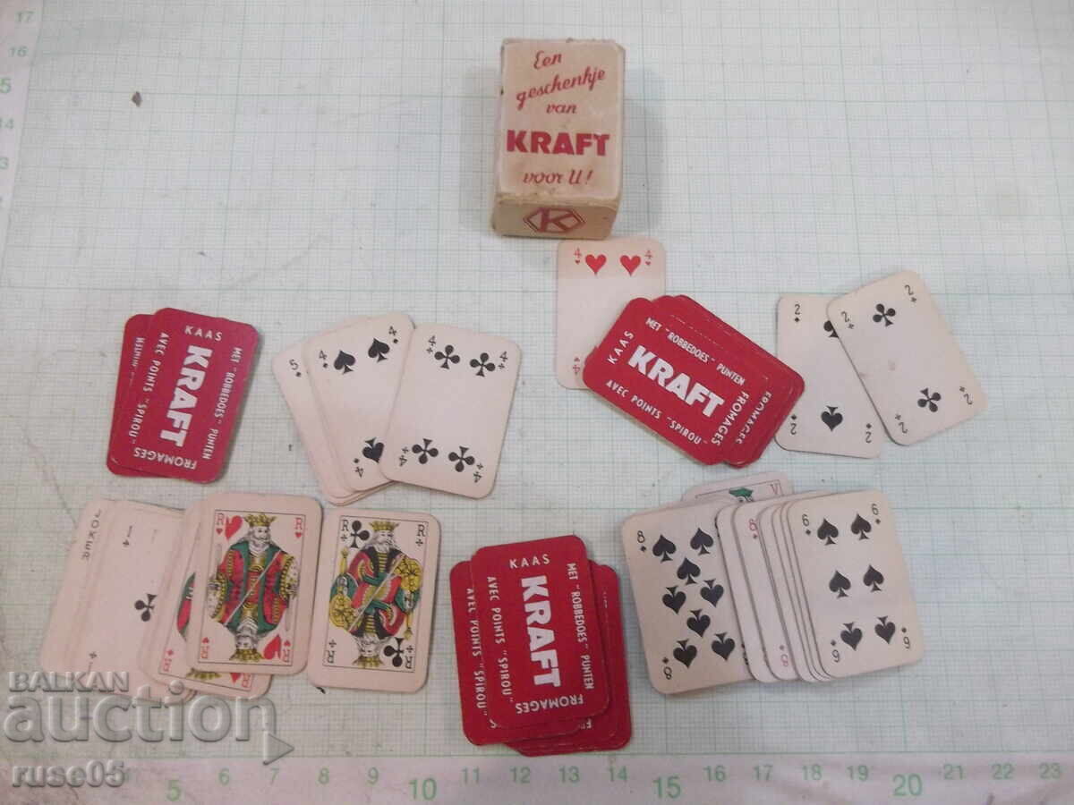 Карти "KRAFT" малки за игра комплект - 6