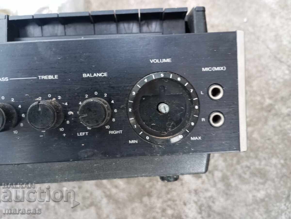 Δημοπρασία Παλιό ραδιόφωνο κασετόφωνο τύπου κομπίνα με πικάπ