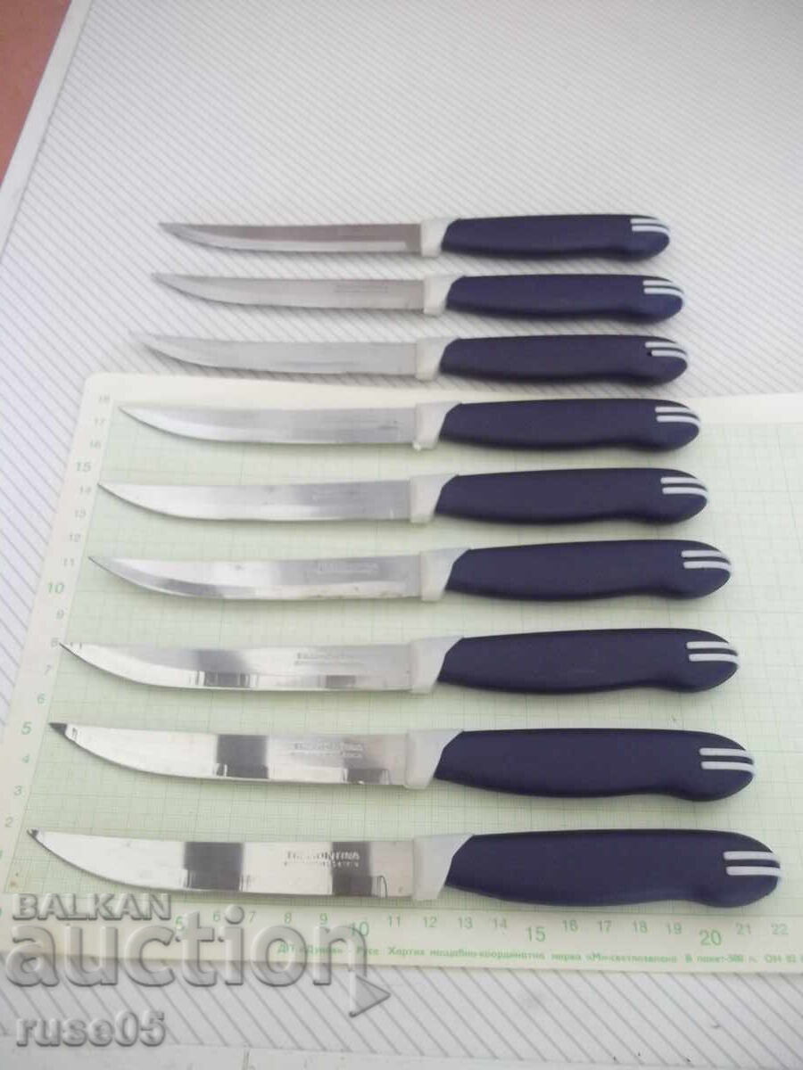 Аукцион Лот от 9 бр. ножа "TRAMONTINA" Аукцион Лот от 9 бр. ножа "TRAMONTINA"
