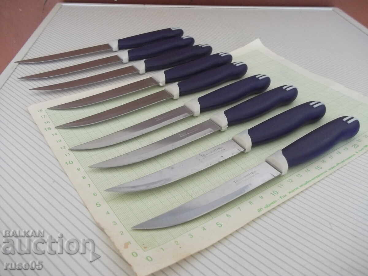 Лот от 9 бр. ножа "TRAMONTINA" - 6 Лот от 9 бр. ножа "TRAMONTINA" - 6