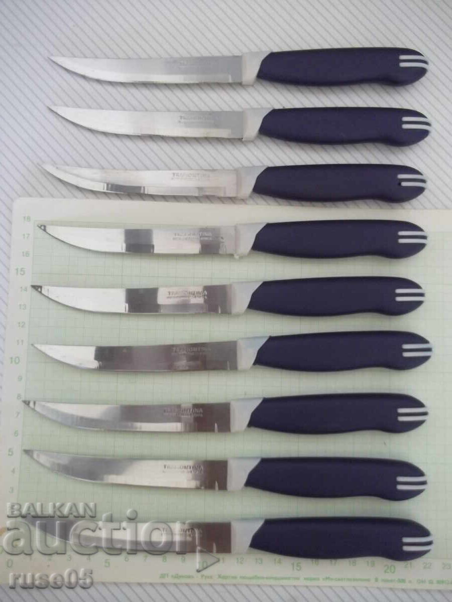 Лот от 9 бр. ножа "TRAMONTINA" Лот от 9 бр. ножа "TRAMONTINA"
