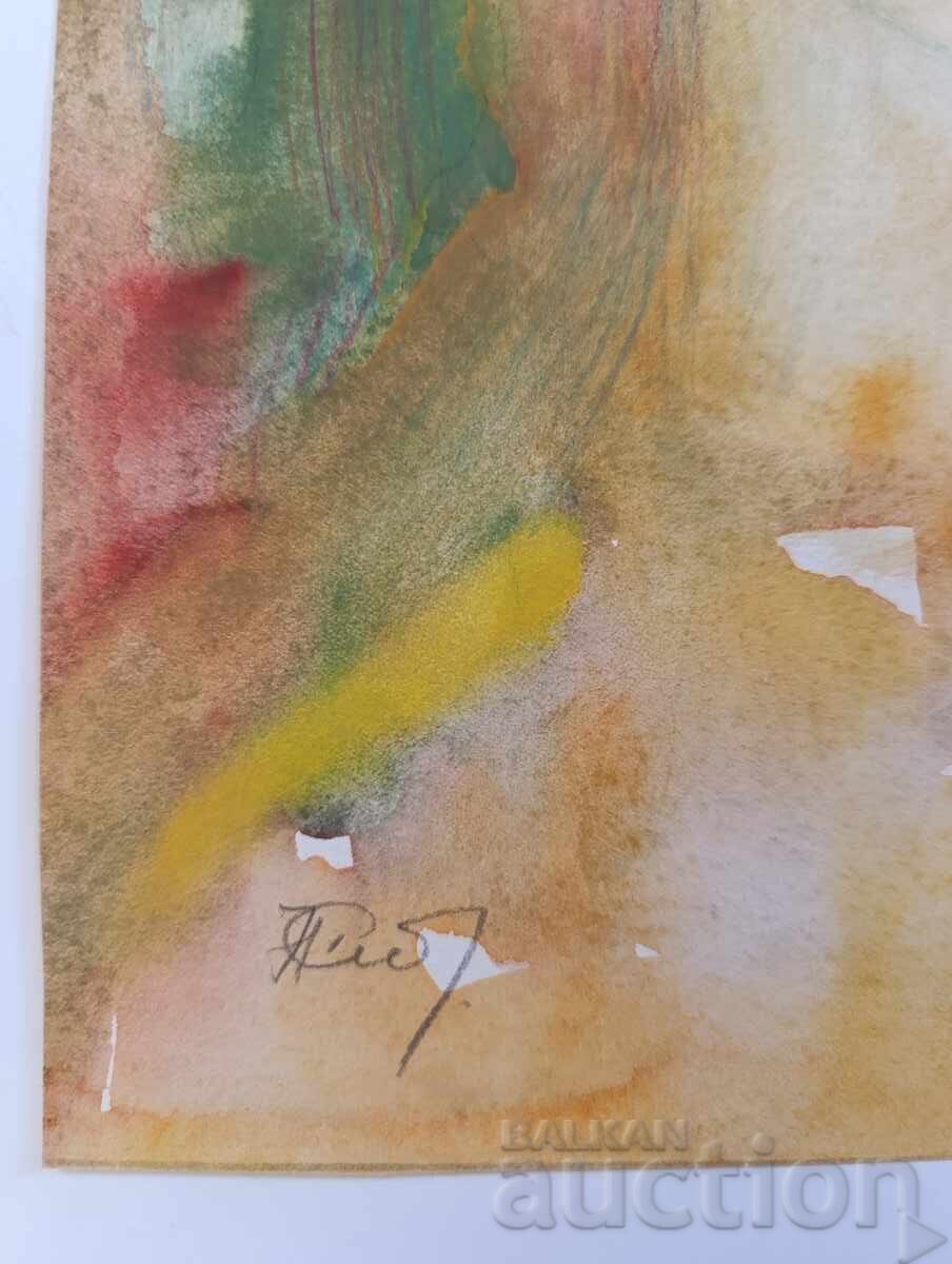 Delivery of Nanet Baklayan, original watercolor by the author Delivery of Nanet Baklayan, original watercolor by the author