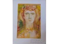 Nanet Baklayan, original watercolor by the author