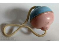 ZORNĂTOR DE BEBE CELULOID DE 100 DE ANI