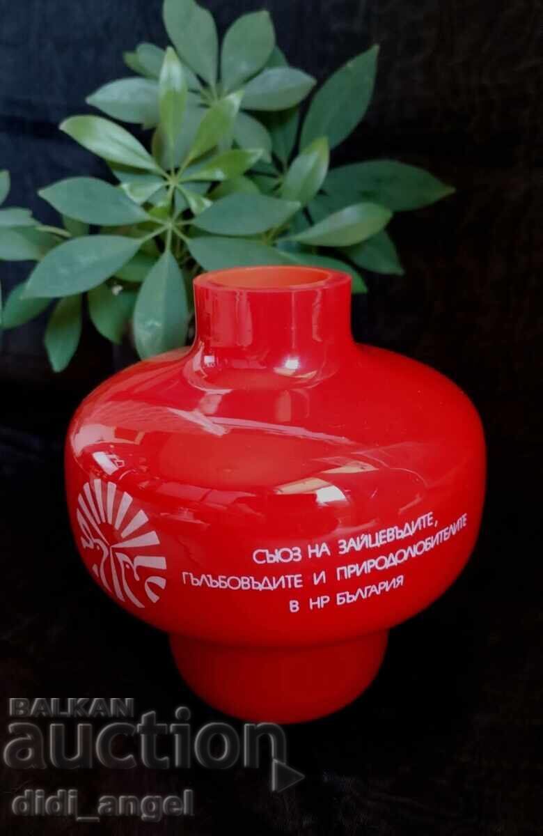 Българска стъклена ваза Българска стъклена ваза