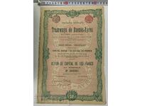 1907 BRUSSELS OLD SHARE STOCK SHARE DOCUMENT PART BOND