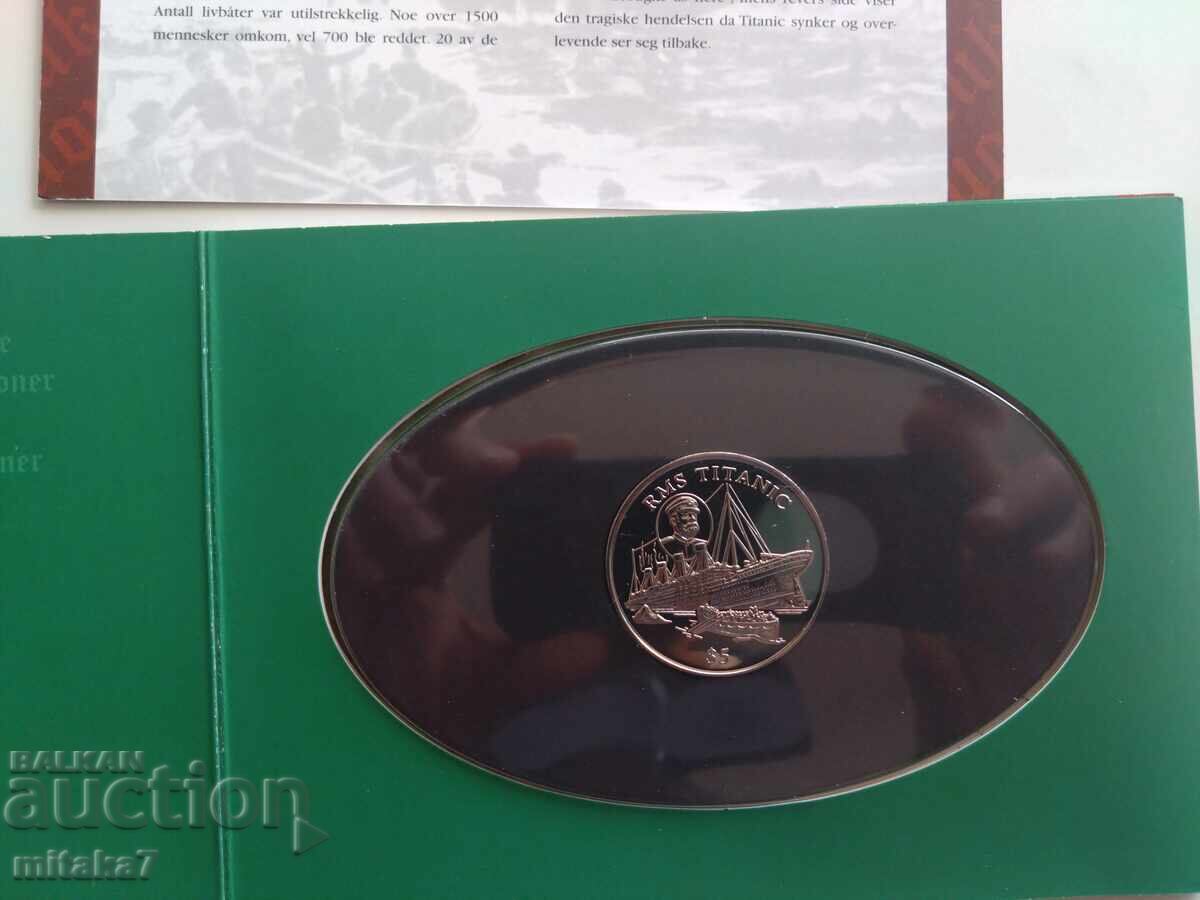 5 dollars 1998, Liberia 5 dollars 1998, Liberia