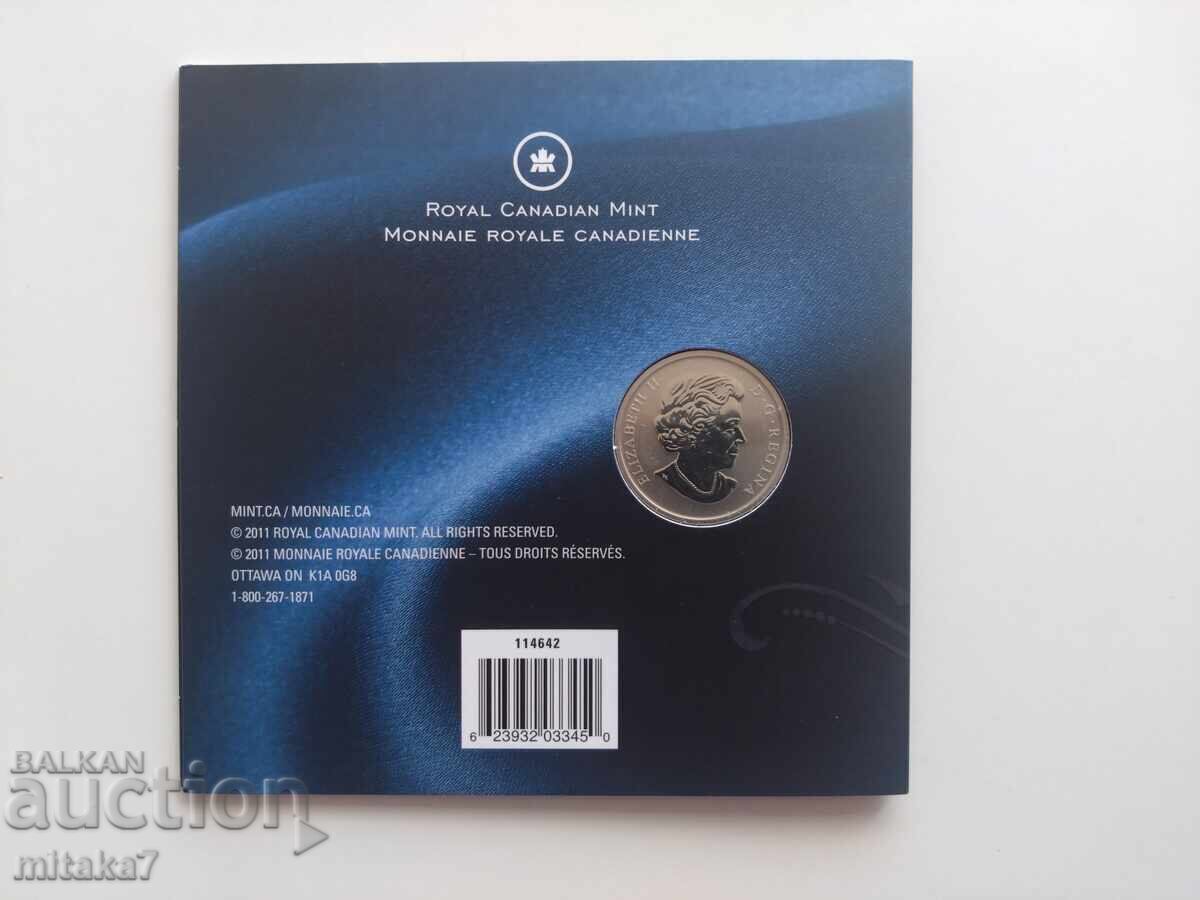 25 цента 2011 година, Канада - 5 25 цента 2011 година, Канада - 5