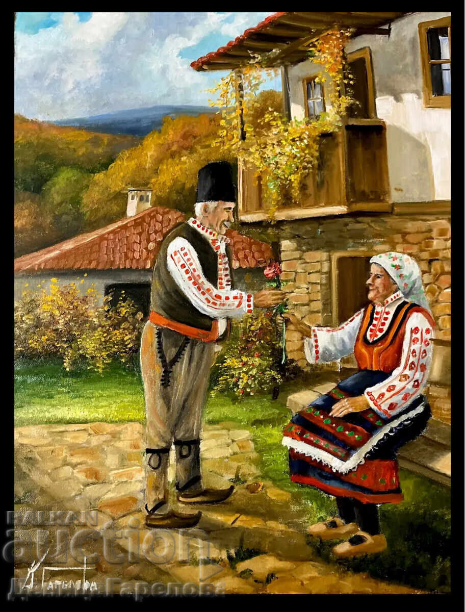 Δενίτσα Γκαρέλοβα πίνακας 50/40 "Δεν υπάρχει καθυστερημένη αγάπη"