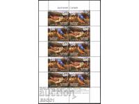 Clean stamps in a small sheet Ecology Fauna Birds 2009 Bulgaria