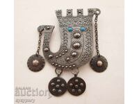 Bijuterie de damă pentru costum popular, ac de siguranță tremurător, unghie de Samokov