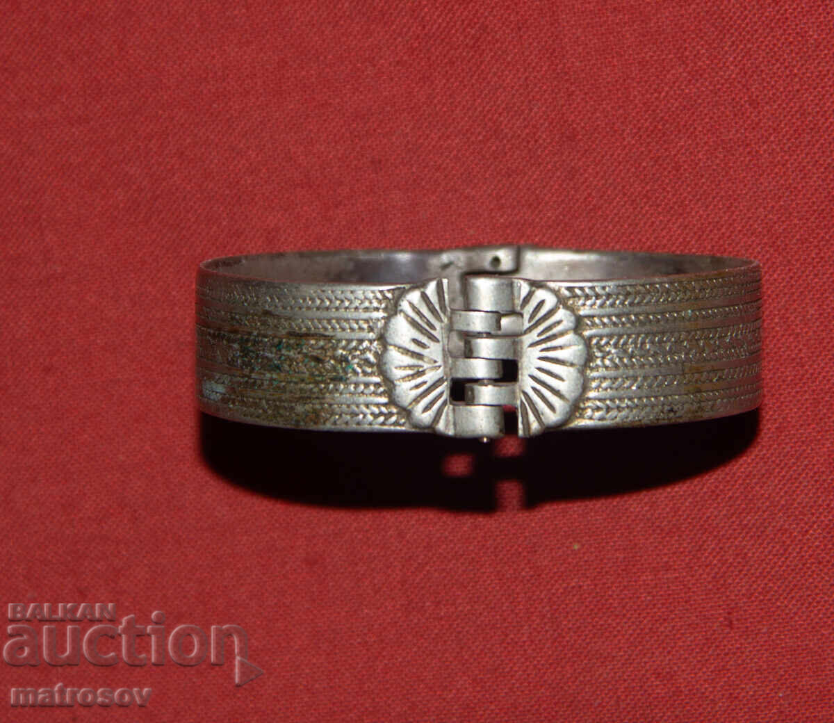 Old traditional silver bracelet jewelry
