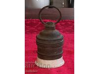 Old socket bronze and porcelain.