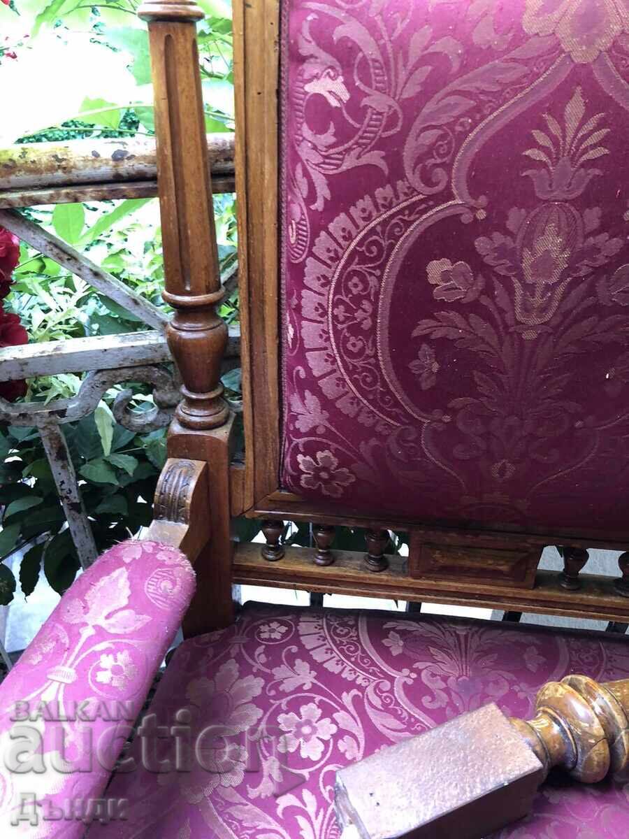 Auction  Old antique armchair