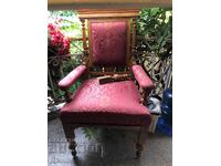 Old antique armchair