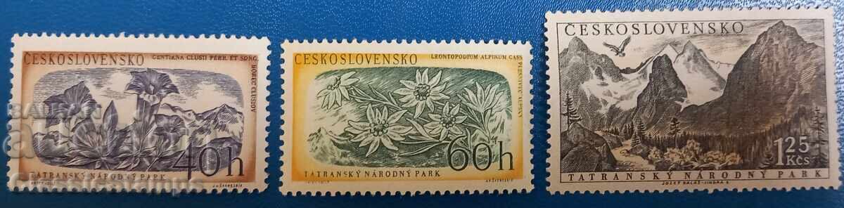 Чисти марки Чехословакия 1957